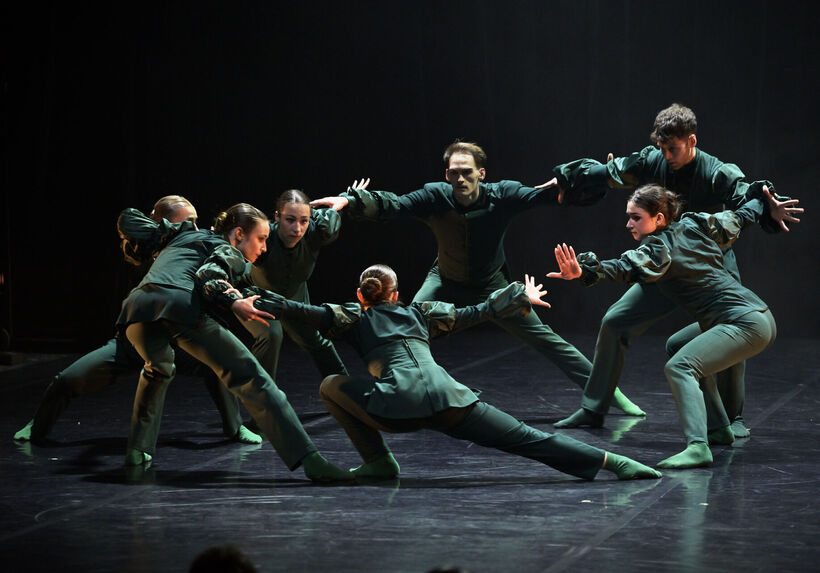 Místo na zemi. Green notes. Bohemia balet. Foto Ivo Dankovič. 